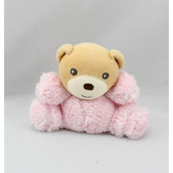 Mini Doudou ours rose plume KALOO