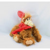 Ancienne Peluche Extra-terrestre ALF bonnet et écharpe rouge BULLY 1987