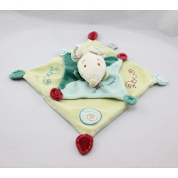 Doudou plat souris verte Filousine DOUDOU ET COMPAGNIE