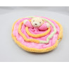 Doudou ours patapouf orange bleu Spirale LOLLIES KALOO