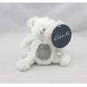 Doudou ours blanc gris ORCHESTRA