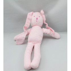 Doudou lapin rose fleurs PETIT BATEAU