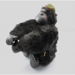 Ancienne Peluche Singe Magical Murphy noir bonnet vert 1987