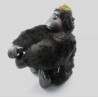 Ancienne Peluche Singe Magical Murphy noir bonnet vert 1987