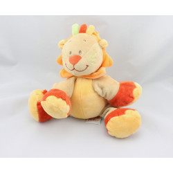 Doudou musical lion beige orange rouge DOUKIDOU