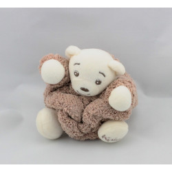 Doudou petit ours Plume marron KALOO 