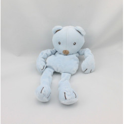 Doudou semi plat ours bleu KIMBALOO