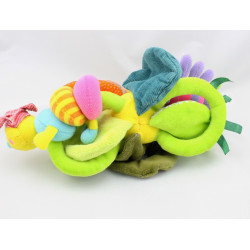 Doudou eveil fleur abeille chenille araignée LILLIPUTIENS