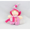 Doudou et compagnie Demoiselle fée rose attache tétine