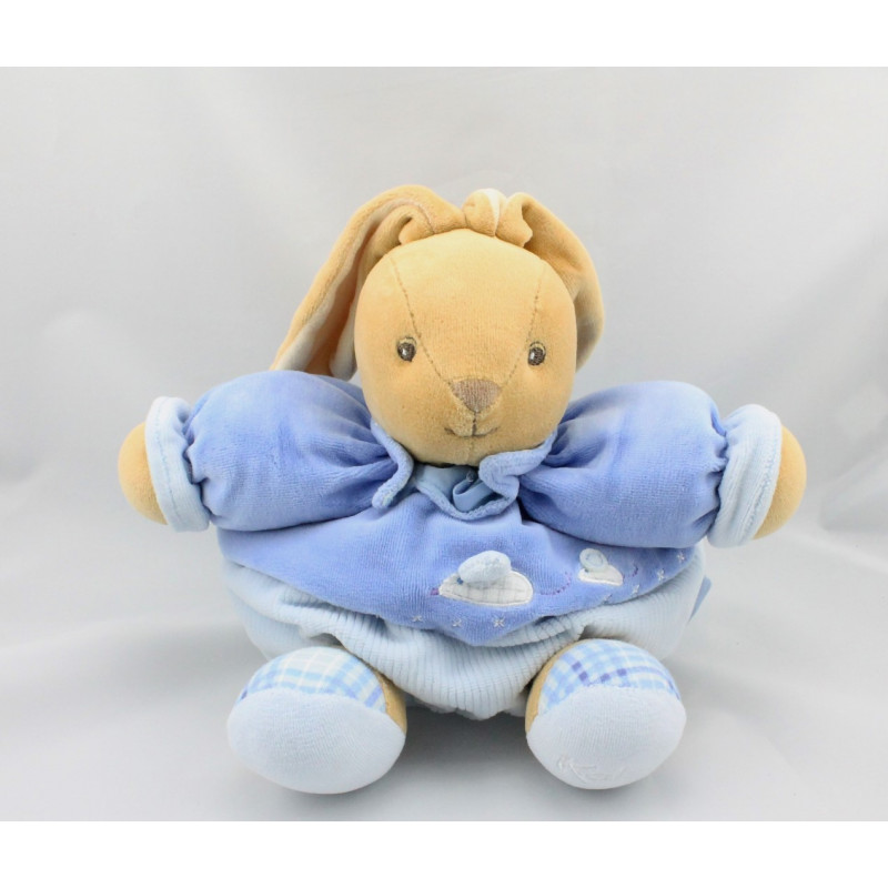 Doudou lapin patapouf bleu souris KALOO