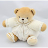 Doudou ours boule écru feuilles Pure KALOO