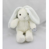 Doudou lapin blanc nounours