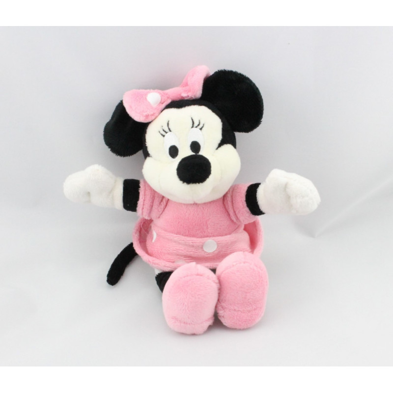 Doudou peluche minnie robe rose DISNEY NICOTOY