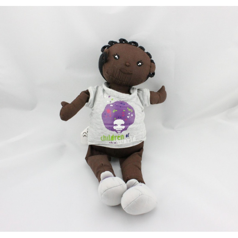 Doudou poupée métis Children of the World VERTBAUDET