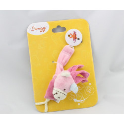 Doudou attache tétine licorne rose BENGY 