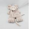 Doudou plat souris beige TIAMO COLLECTION