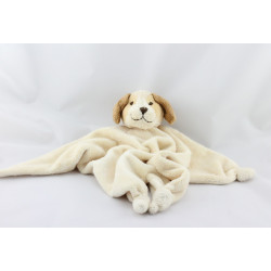 Doudou plat chien beige marron BUKOWSKI