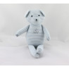 Doudou ours bleu rayé PETIT BATEAU