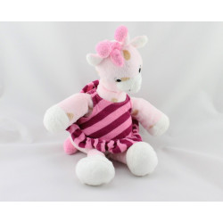Doudou girafe rose robe HM - H.M H ET M