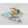 Doudou et compagnie plat ours bleu écru marron LAFAYETTE