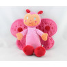 Doudou papillon rose orange INFLUX