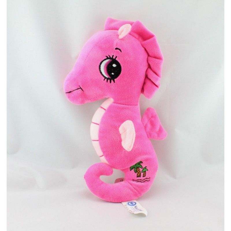 Doudou peluche hippocampe rose SANDY NAUSICAA