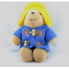 Peluche ours Paddington Bear manteau bleu chapeau jaune EDEN
