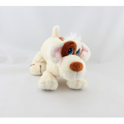 Doudou chien blanc marron qui aboie GIPSY