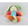 Doudou musical lapin accordéon bleu rouge vert orange KALOO