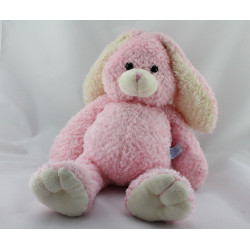 Doudou lapin rose blanc GIPSY