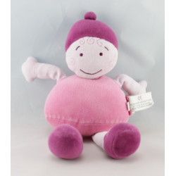 Doudou Bobigny poupée Fille Lutin rose MARESE