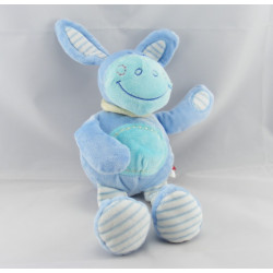 Doudou plat ane cheval lapin bleu TEX