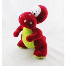 Doudou dinosaure rouge vert P'TIT DINO CMP