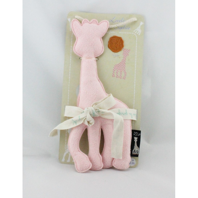 Doudou Sophie la Girafe rose VULLI