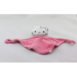 Doudou plat Hello Kitty rose