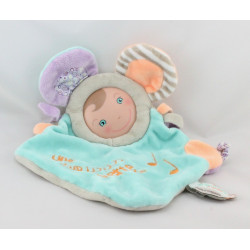 Doudou et compagnie Les Bouilles plat souris verte