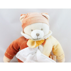 Doudou et compagnie ours cannelle avec mouchoir avion 