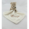 Doudou et compagnie Ours beige mouchoir 