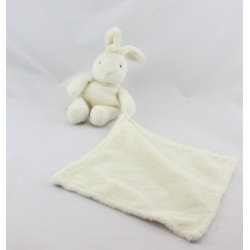 Doudou et compagnie Lapin blanc avec mouchoir