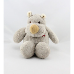 Doudou rhinocéros gris NICOTOY