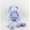Doudou et compagnie ours Douceur Macaron mauve lavande