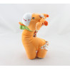 Doudou girafe orange pois NICOTOY 