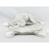 Doudou plat lapin gris beige J-LINE