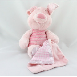 Doudou Porcinet avec mouchoir couverture DISNEY NICOTOY 