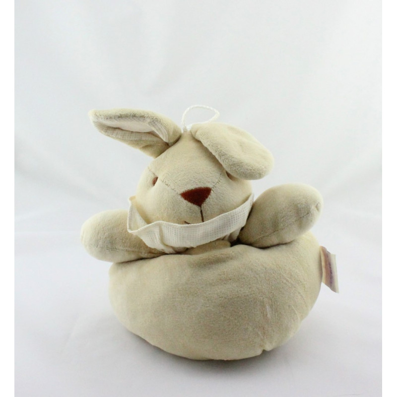 Doudou musical lapin beige NOUKIE'S