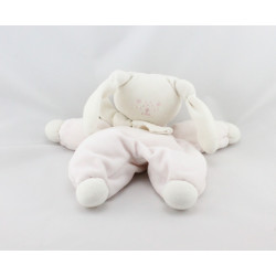 Doudou lapin Patachou rose blanc Corolle 