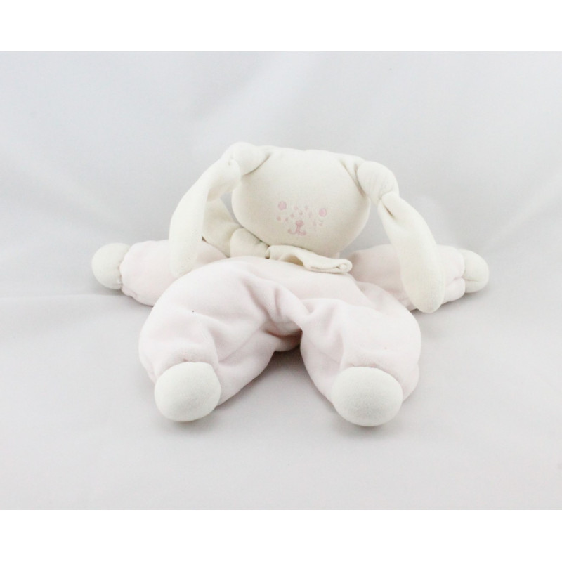 Doudou lapin Patachou rose blanc Corolle 