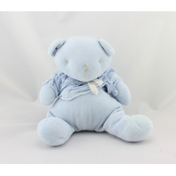 Doudou ours bleu chemise NOUNOURS