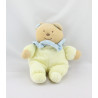 Doudou ours jaune col bleu TEX