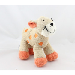 Doudou chat tigre beige orange BABY CLUB